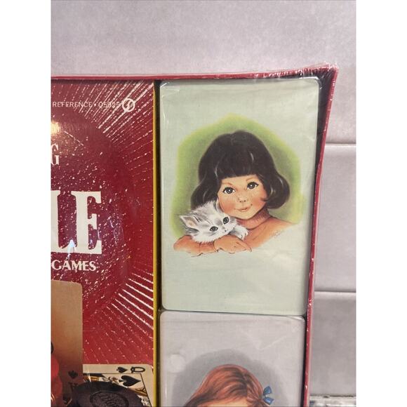 Vintage In Package Hoyle Card Playing Game Rule Book & 2 pkgs Deck Of Cards - Picture 2 of 5